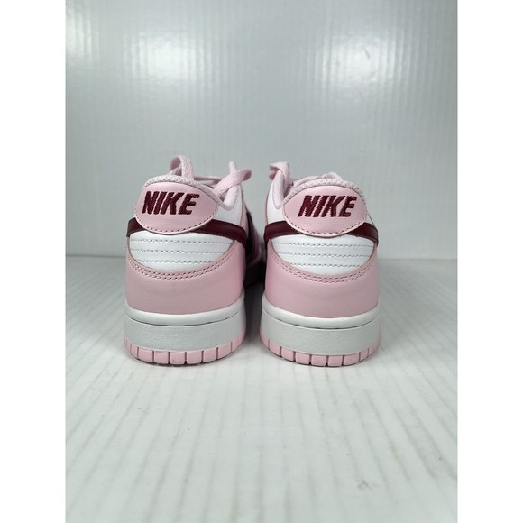 Nike Dunk Low Pink Foam Red White GS Sz 5.5Y/7W CW1590-601 IN HAND READY TO SHIP - Picture 5 of 8